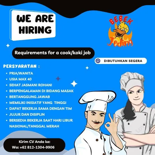 Lowongan Kerja Nasi Liwet Bebek Jeding Subang
